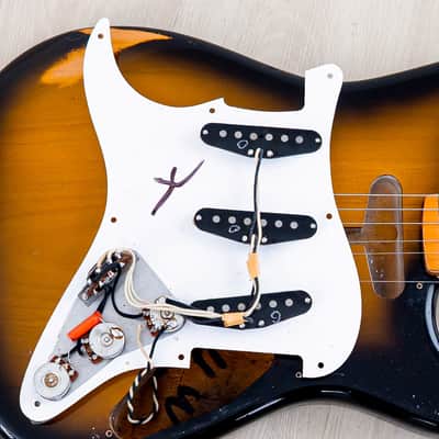 1983 Fender Fullerton American Vintage ‘57 Stratocaster Sunburst w/ Case, Hangtags image 19