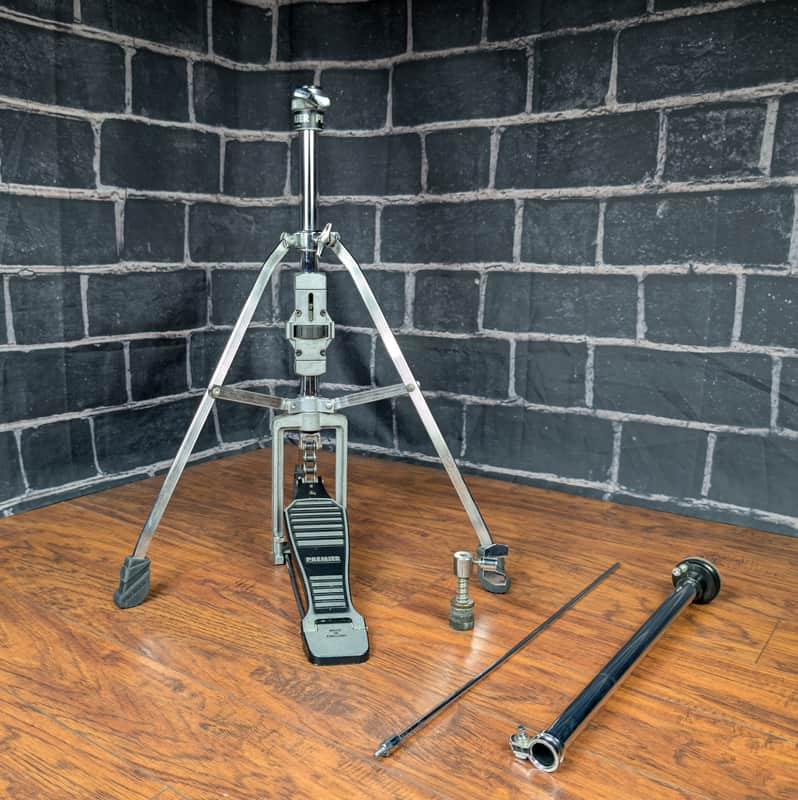 Premier Single‑Braced Adjustable Hi‑Hat Stand – 1990s Yamaha‑Era Design – Lightweight, Smooth, Gig‑Ready Hardware image 1