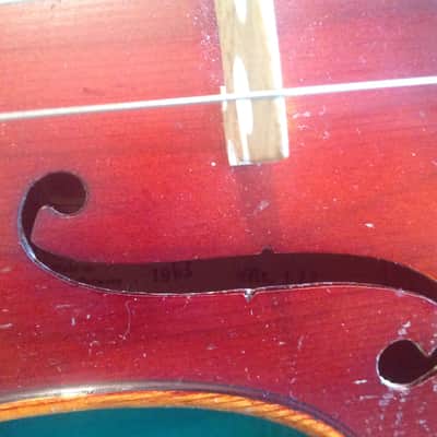 Fritz Otto Kaiser  , 4/4 Full Size Violin w/case, 2 bows , 1963 Fritz Otto Kaiser Model 122 , 4/4  1963 image 16