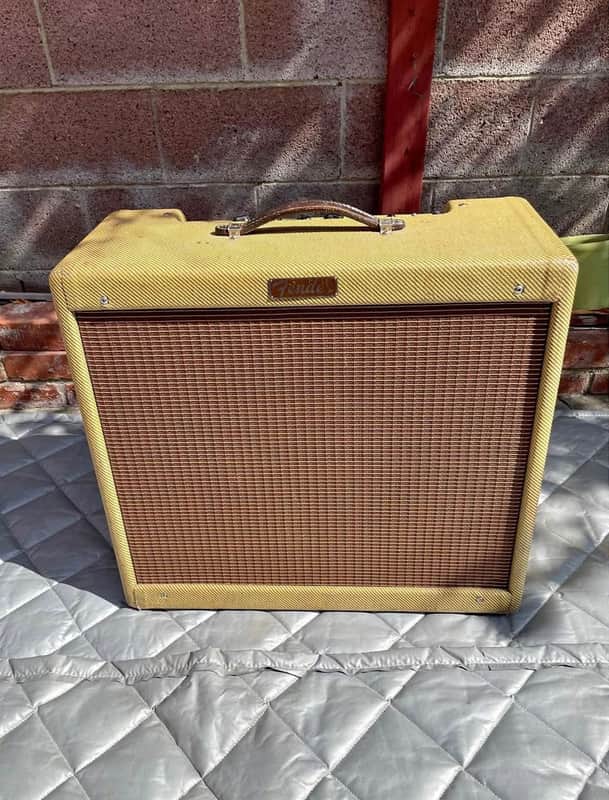 1955 Fender Tremolux 5E9 Narrow Panel Tweed image 1