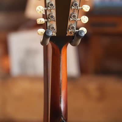 (Used) 1917 Vintage Gibson A-4 Cherry Sunburst Oval-Hole Teardrop A-Style Mandolin #1550 image 13