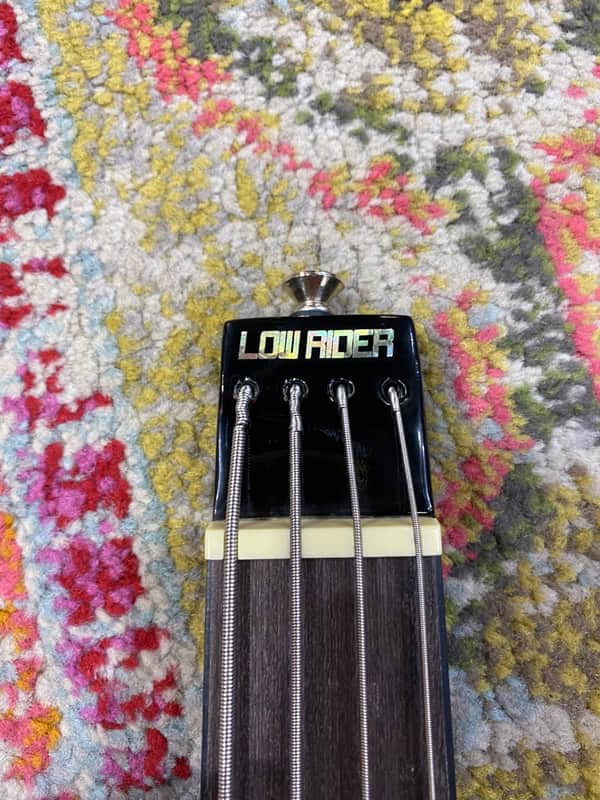 Shred Neck Low Rider 4-String Bass Practice Neck in Black with