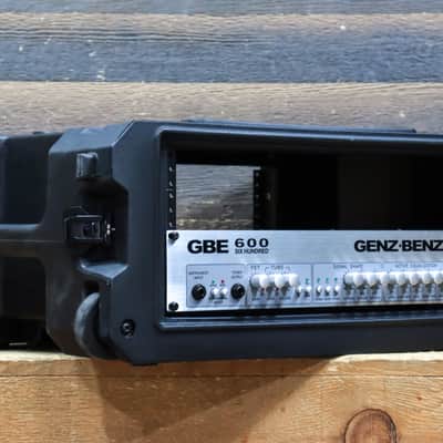 Genz Benz GBE-600 FET / 12AX7 Tube Preamps 625-Watt Bass Amplifier w/Gator Case image 3