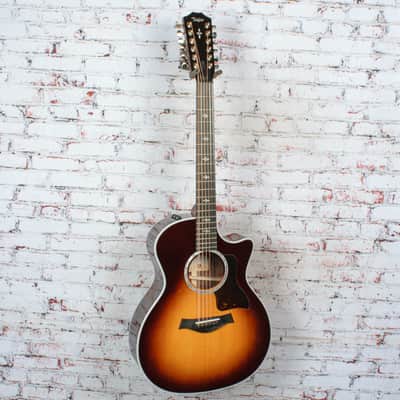 Taylor - (2025) 454ce TSB - 12-String Acoustic-Electric Guitar - Tobacco Sunburst Top - w/ Hardshell Case - x5050 CLEARANCE image 4