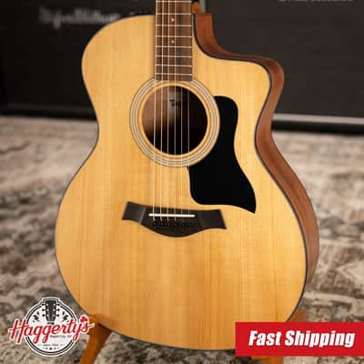 Taylor 112ce Grand Concert Acoustic/Electric Guitar with Gig Bag image 1