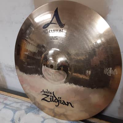 Zildjian 16" A Custom Crash Cymbal 1991 - Present - Brilliant image 3