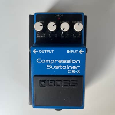 Boss CS-3 Compression Sustainer (Silver Label) 1997 - Present - Blue image 1