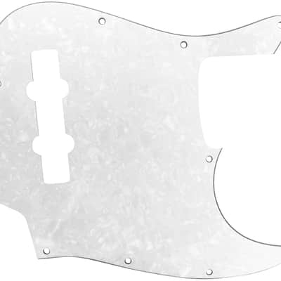Jazz bass pickguards - White Pearloid image 1