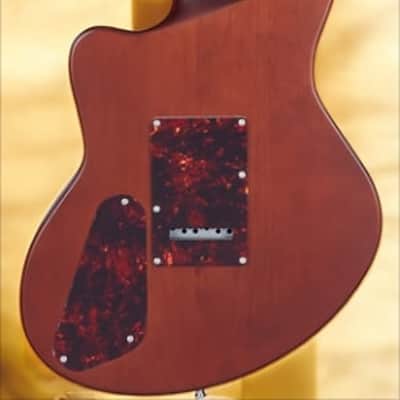 D'Angelico Deluxe Bedford SH Semi-hollowbody Electric Guitar - Matte Walnut with Wilkinson Tremolo image 4
