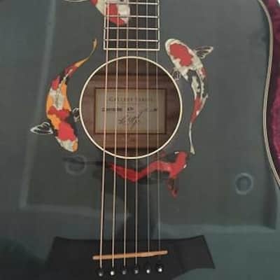 Taylor Custom 6 String Guitar GSLJ Koi Living Jewel  Limited 13 of 100 with Original Hard Case image 6