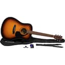 Yamaha GigMaker Standard Acoustic Guitar Pack - Regular Tobacco Brown Sunburst