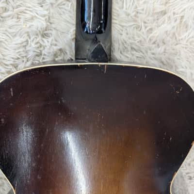 Very cool antique Kay Kraft Archtop Acoustic Guitar w/gig bag image 12