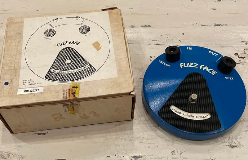 Dunlop Jimi Hendrix Signature Dallas Arbiter England JHF2 NKT275 Fuzz - 1994 - Blue - W/ Original Box image 1