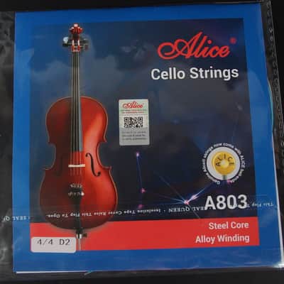 Alice Cello Strings Full Set, Steel Core with Alloy Winding, Cello Strings for 4/4 & 3/4 (Full Set A D G and C) image 4