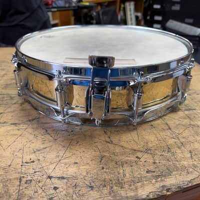 Used Remo MasterTouch 14"x3" Brass Piccolo Snare Drum Made in the USA image 3