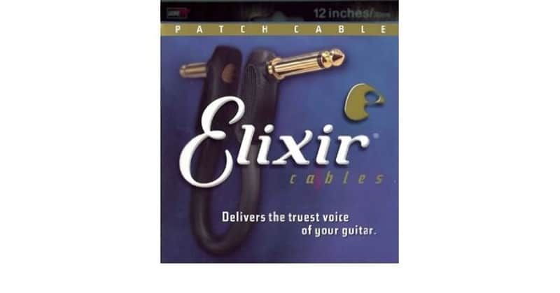 Immagine Elixir 92412 30cm jack codo - jack codo cable - 1