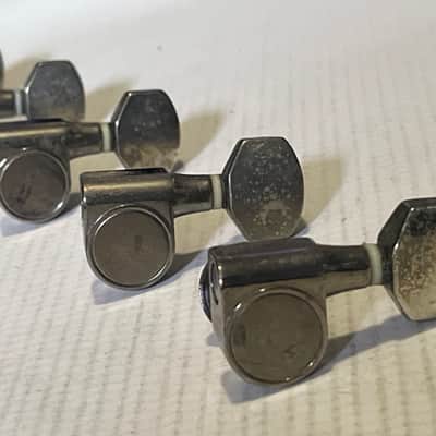 2000's Korean Era Ibanez S & RG Series Cosmo Black Tuning Pegs Tuners 6 In LIne image 3