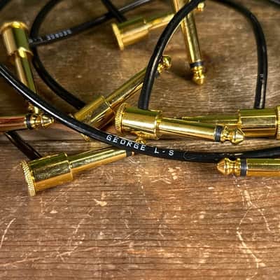 George L's Patch Cables Black/Gold image 3