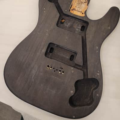 Warmoth Telecaster Deluxe guitar body - 1-piece Lightweight Swamp Ash image 1