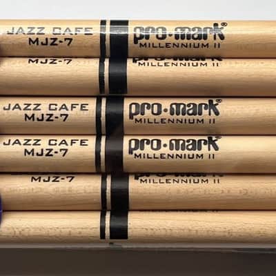 Pro-Mark MJZ-7 Maple "Jazz Café" Wood Tip Drum Sticks 2010s - Natural image 2