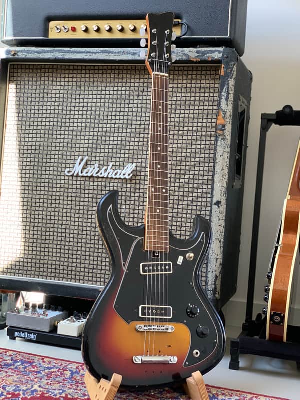 Teisco Mosrite/ Univox/Burns 1960's Made in Japan 1960s Sunburst image 1