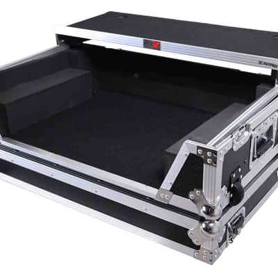 PROX XS-REV71K2U WLT LED ATA Style Flight Case for Pioneer DDJ-REV7 DJ Controller with 2U Rack Space Laptop Shelf Wheels LED image 10