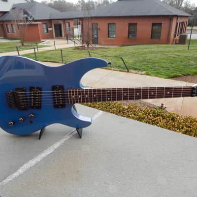 Kramer Pacer 1985 - Flip Flop Blue/Purple Tilted Bridge Pickup image 2