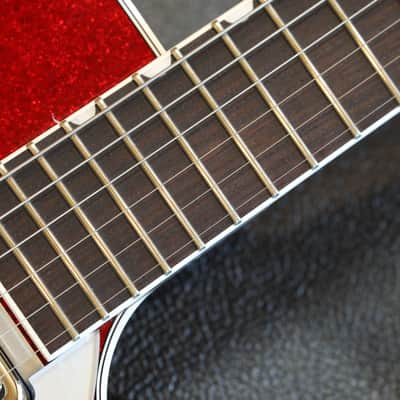 Unplayed! 2023 Gretsch G6129T Players Edition Jet w/ Bigsby Electric Guitar Red Sparkle + COA OHSC image 9
