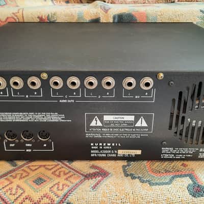 Kurzweil K2000R Rackmount Digital Workstation Sound Module 1990s - Black image 4