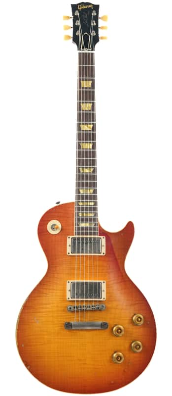 Gibson Custom 1959 Les Paul Standard Molten Amber Burst Heavy Aged image 1
