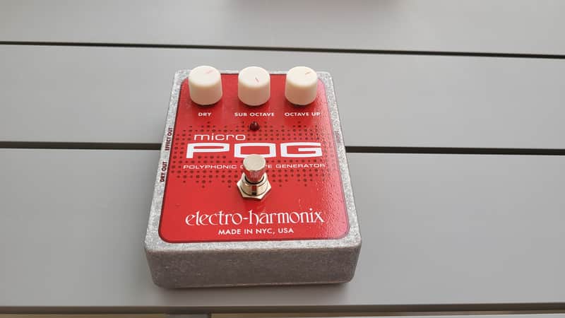 Electro-Harmonix Micro POG Pedal 2013 - Red Silver imagen 1