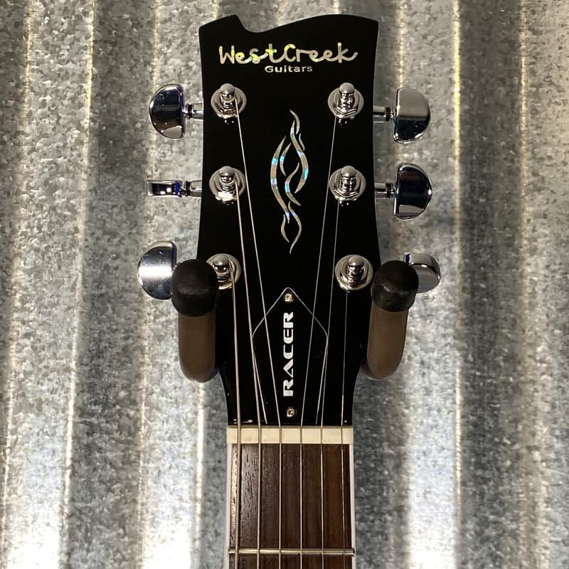 Westcreek Racer Offset SG Blue Solid Body Guitar #0477 Used | Reverb