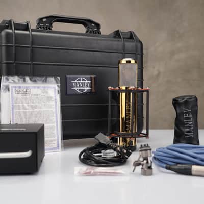 Manley Reference Gold Large Diaphragm Tube Condenser Microphone w/ Case #59151 image 24