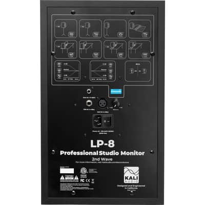 Kali Audio LP-8 V2 Powered Studio Monitor, Black, Single Speaker, Warehouse Resealed image 5