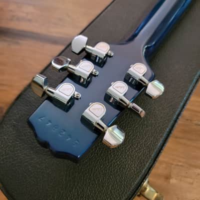 1995 Hamer Eclipse USA Electric Guitar Rare Blue Teal Flip Flop All Original W/OHSC CLEAN! image 11