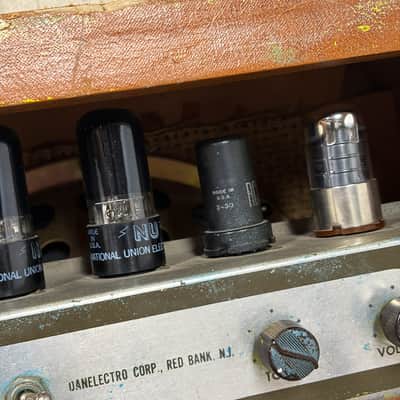 1950s Danelectro Leader Tube Amp - Vintage 1x12 Combo - Serviced & Playing Great image 6