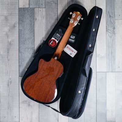 Lanikai MAS-CET All Solid Mahogant Tenor ‘Electo-Cutaway’ Including Styrofoam Case image 4