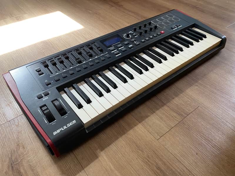 Novation Impulse 49 MIDI Keyboard Controller 2011 - Present - Black image 1