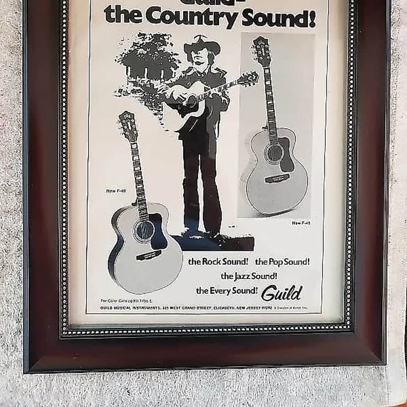 1973 Guild John Denver full B & W