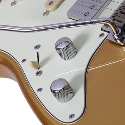 Schecter Nick Johnston Traditional HSS 10th Anniversary LH Atomic Saffron image 11