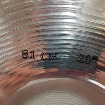 Sabian 20" AA Medium Ride Cymbal 1982 - 1984 - Brilliant image 11