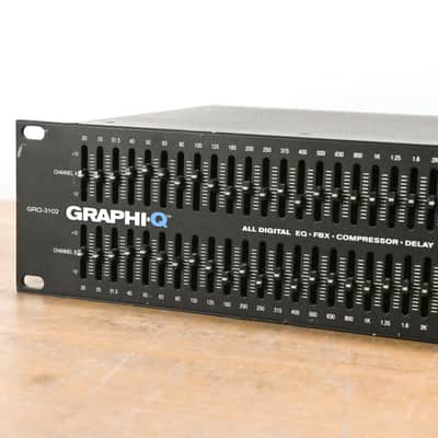 Sabine GRQ-3102 Graphi-Q Digital 2 Channel EQ, Compressor, Delay CG012FL image 4