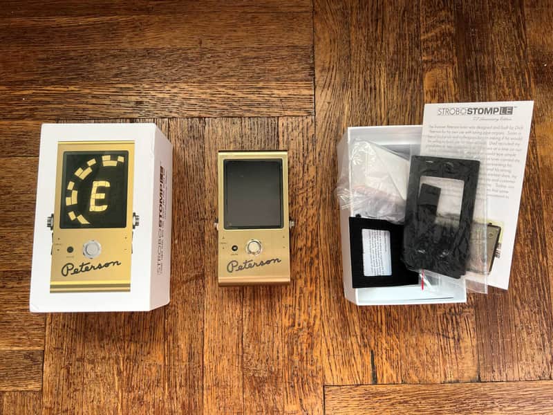 Peterson StroboStomp LE 75th Anniversary Edition (SSLE-1) GOLD image 1