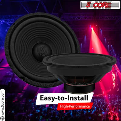5Core 8 Inch Subwoofer Speaker 500W Peak 4 Ohm Replacement Car Bass Sub Woofer-2 PCS image 12