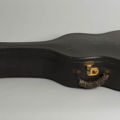 Manuel Velazquez  Classical Guitar (1955), ser. #153, period black hard shell case. image 11