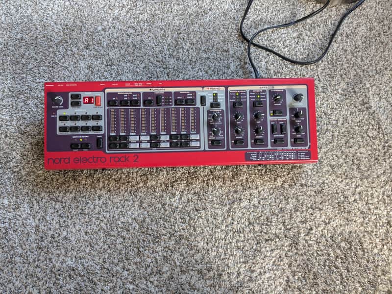 Nord Electro 2 Rack Rackmount Virtual Electromechanical Piano 2002 - 2009 - Red image 1