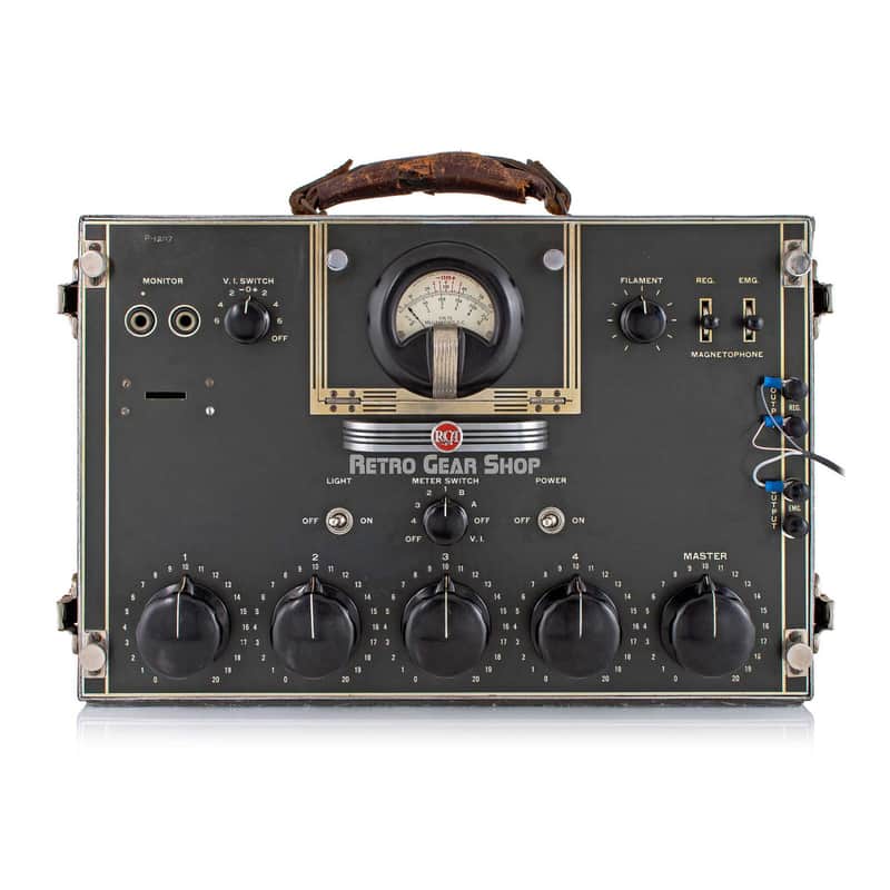 RCA Portable Mixer Amplifier OP-5 Serviced 4 channel tube amp OP5 Vintage Rare image 1