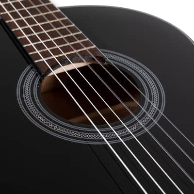 GEWA Student Classical Guitar 3/4, Black (VG500122) image 8