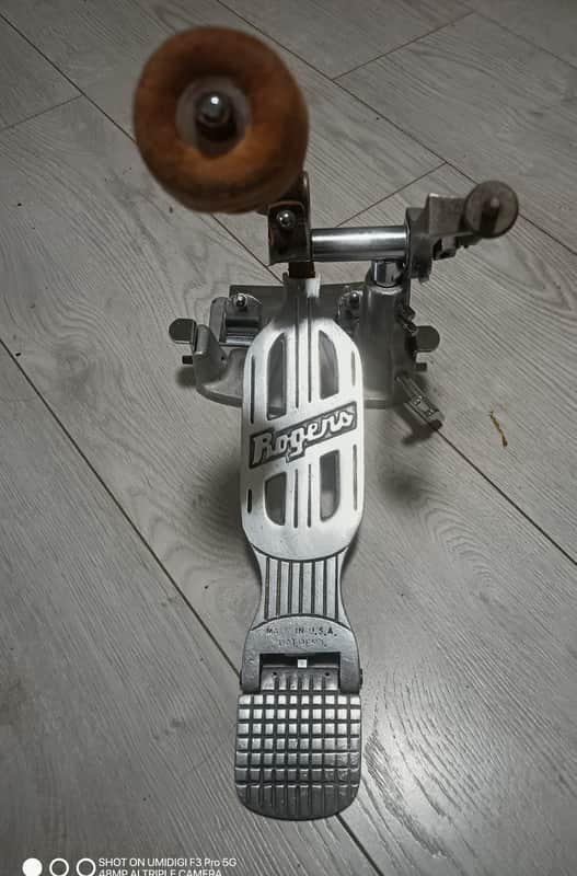 Rogers Swivomatic Bass Drum Pedal Late 1960s with Bass Clamp Split Heel Covington image 1