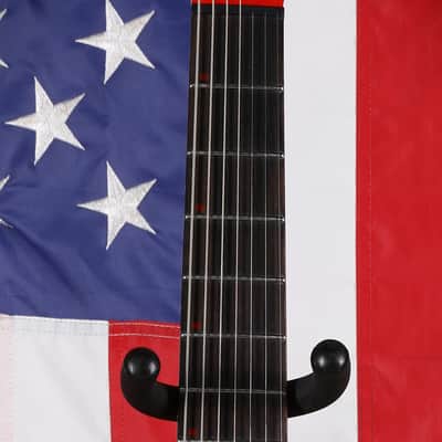 Jackson Pro Plus Series DK Modern MDK7 HT - Satin Red with Black Bevels image 3